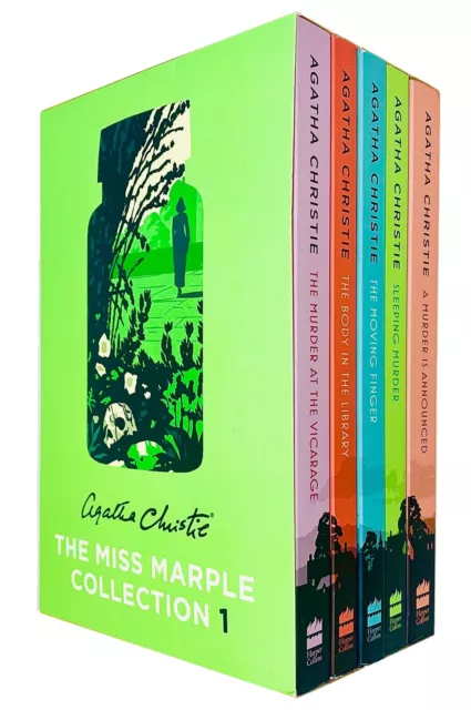 Miss Marple Mysteries Series Books 1 - 5 Collection Box Set by Agatha Christie