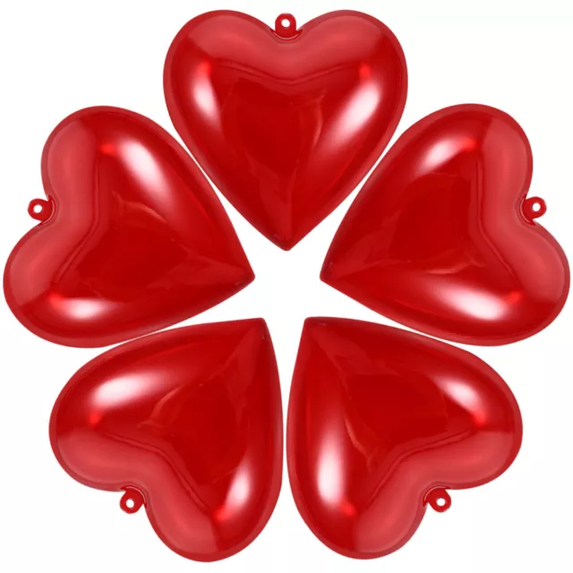 5 PIEZAS Amor-Dulces Caja Plástico Dama de Honor Bolas Ornamentales Rellenables