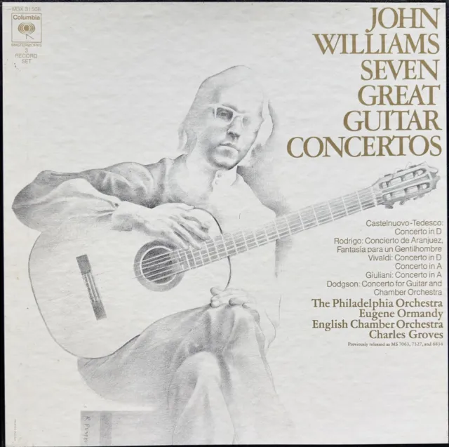 John Williams - Seven Great Guitar Concertos PROMO COPY Vinyl 3LP 1973 M3X 31508