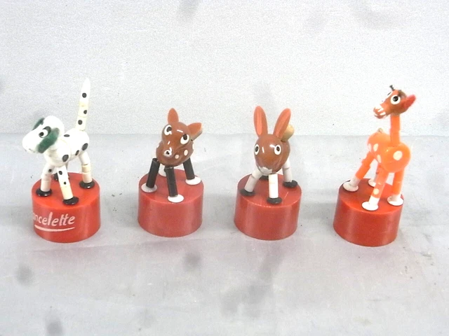 JOUET ancien Chien PLUTO marionnette articulé bois par ficelle