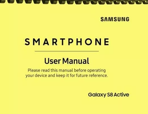 Samsung Galaxy S8 Active AT&T OWNER'S USER MANUAL