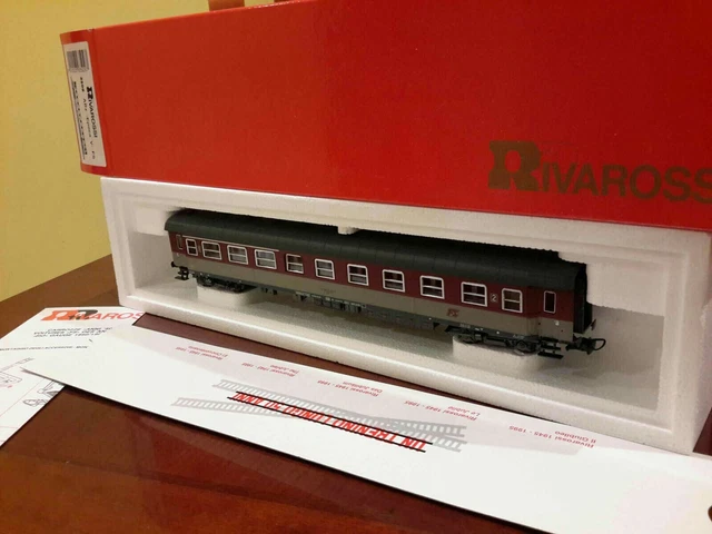 RIVAROSSI HO 227 Carrozza 2 classe FS art 2545 A11 EUR 30,00 - PicClick FR