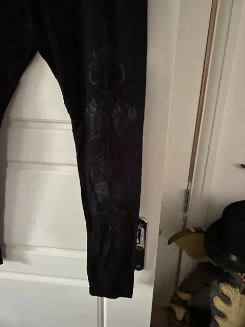 KILLSTAR LEGGINGS OCCULT Goth XL Punk Disturbia Black Craft Witch