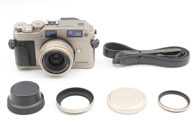 LCD Works[Near MINT]Contax G1 GreenLabel Camera Biogon 28mm F2.8 Lens From JAPAN