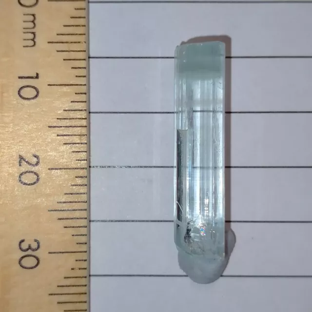 Aquamarine natural ice clear Aqua crystal for jewellery 9.25ct Australian Stock