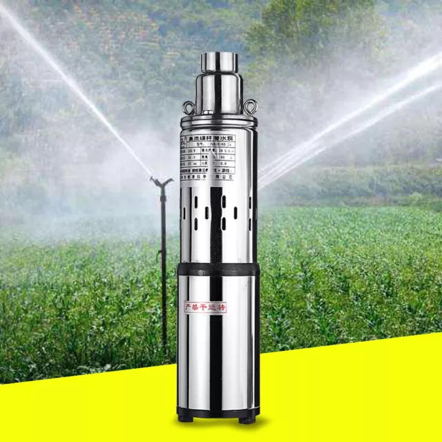 Bomba de agua solar de CC 24 voltios bomba de orificio de pozo profundo 200 W