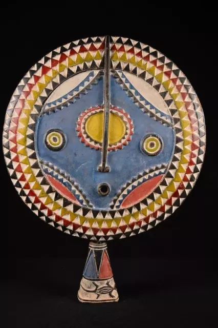 20961 African Old Sun Mask / Burkina Faso