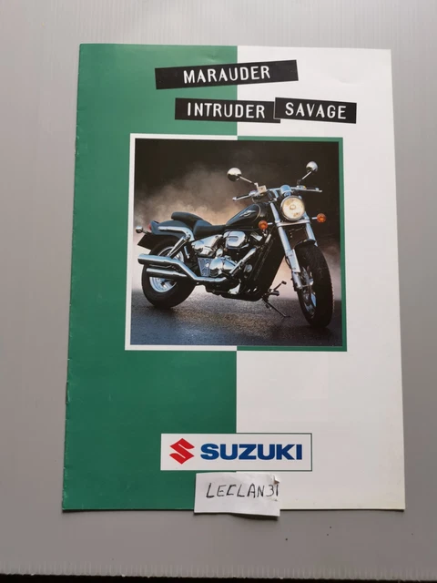 Suzuki Brochure catalogue moto Custom Marauder, Intruder, Savage 1997, 8 p TBE
