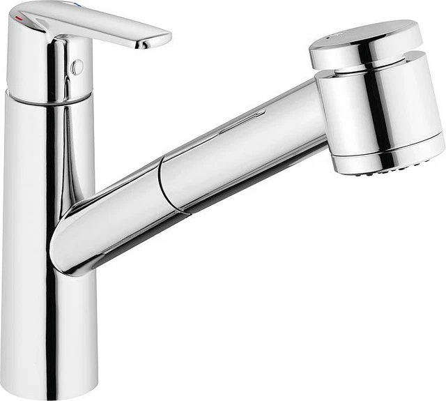 Heinrichschulte Küchenarmatur Alpha 300, chrom, herausziehba