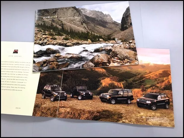 2006 Jeep 28-page Car Sales Brochure Catalog - Commander Grand Cherokee Wrangler