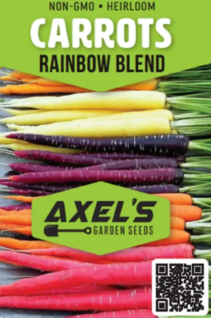 Rainbow Blend Carrot Seeds | Heirloom | Non-GMO | Fresh Garden Seeds 2