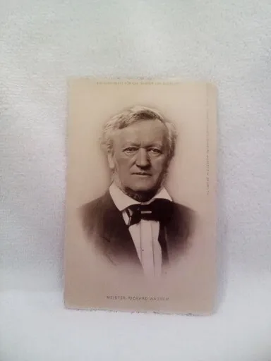 German Composer And Theatre Director  Richard Wagner Vintage Postcard