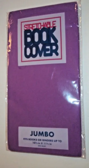 NEW Stretchable Jumbo Size Purple Book Cover