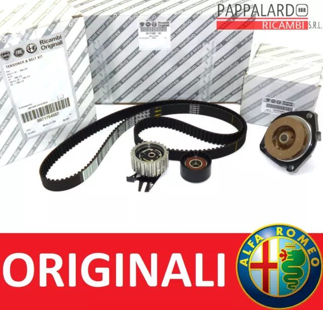 Kit Cinghia Distribuzione + Pompa Acqua Originale Alfa Romeo 147 1.9 Jtdm 150Cv