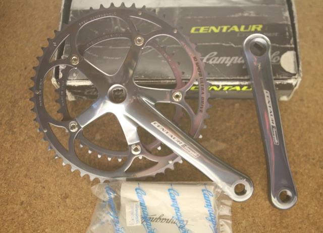 Pédalier Campagnolo Chorus NOS – 10v, 175 Mm, Double Plateau Argent, Italie