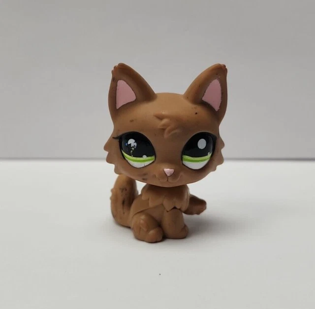 Littlest Pet Shop #1761 – Chat Persan Authentique Hasbro, Bon état