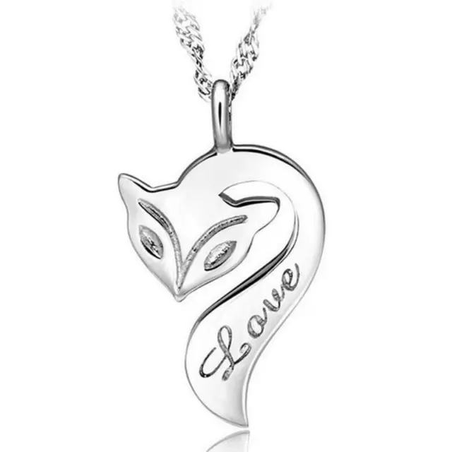 Fox Love Spirit Animal Necklace Pendant + Free Gift Bag