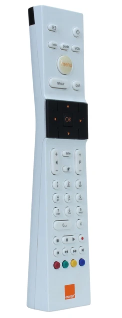 Télécommande De Rechange TCNOUMT – Compatible RC1974113, RC1974104/01, TVBOX2011, SMT-H6106, CS50001 – Infrarouge 8 M, Prête à L’emploi