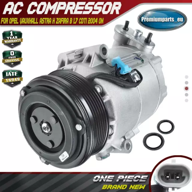 Air Conditioning Compressor for Opel Vauxhall Astra H Zafira B 1.7 CDTI 2004 on