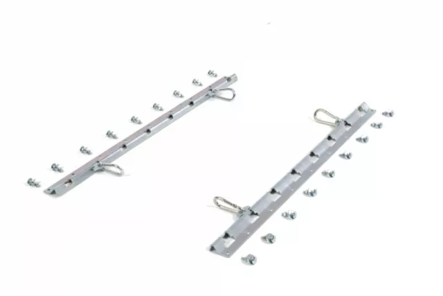 Acebikes Mounting Rail for Installation Zinc Plated Length: 2 x 1 M Pair