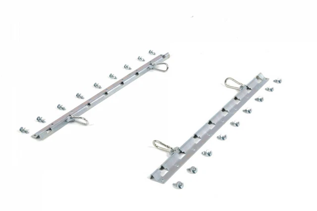 Acebikes Mounting Rail for Installation Zinc Plated Length: 2 x 1 M Pair