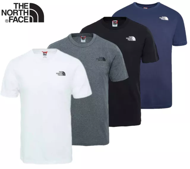 T-Shirt The North Face Herren Logo kurzärmelig Freizeit Baumwolle Alltag Crew Top