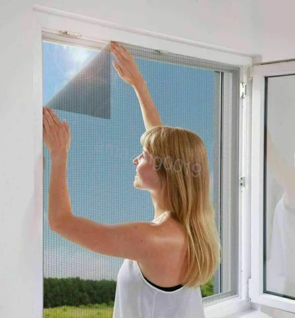 Rejilla antiinsectos protección contra mosquitos para ventana ventana ventana techo 130 x 150 cm