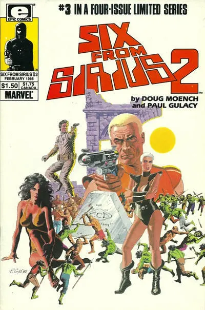 Six From Sirius #3 February 1986 Epic Comics Marvel Comic Book (FN/VF)