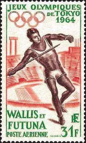 Timbre Sports Athlétisme JO Wallis et Futuna PA21 ** lot 11801