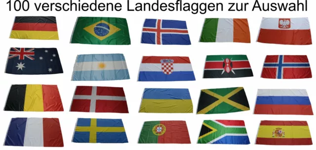 WM Flagge, WM Fahne, Flaggen, Fahnen 150x90cm verschiedene Länder