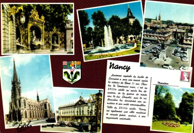 Fountain Neptune - Place St. Jean - Stanislas Nancy France Postcard