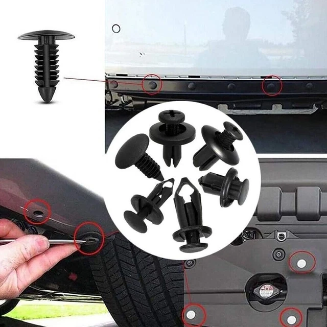 en plastique Clips de rétention pour pare-chocs Attaches automatiques Clip 6
