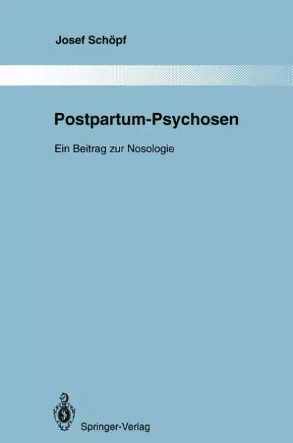 Postpartum-Psychosen | Buch | 9783642850820