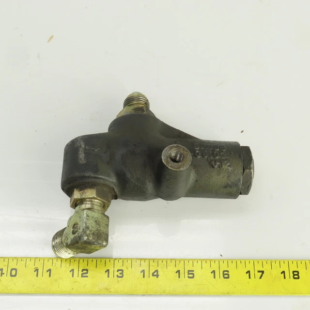 Caterpillar 59038-00100-U12 Adjustable Hydraulic Flow Valve From A Model 2EC30
