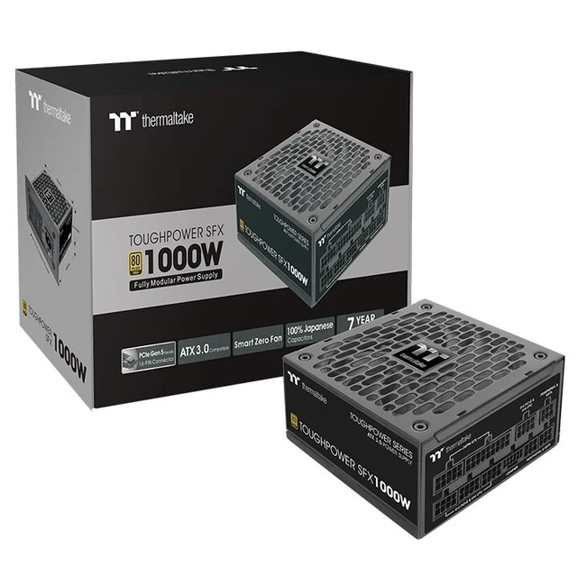 THERMALTAKE Toughpower SFX 1000W | Alimentation PC Modulaire 80 PLUS Gold 4x8pin
