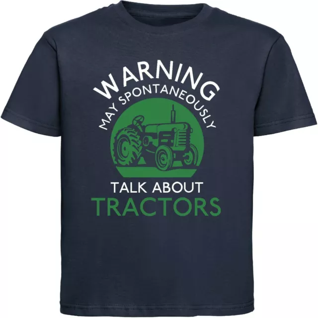 T-shirt MAY SPONTALLY TALK ABOUT TRACTORS BAMBINI > Fun Farm Top bambini 4