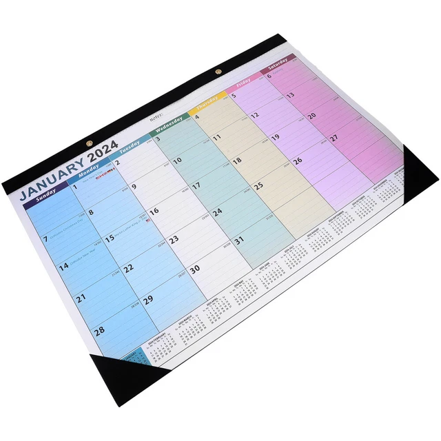 2 COUNT 20232024 Spiral Calendar Wall 20242025 Desk £19.80 PicClick UK