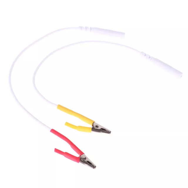 1 pieza con clip de cocodrilo cable agujas de acupuntura clip para tratamiento electrónico JO