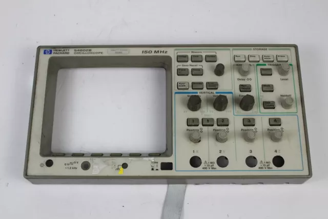 Agilent 54602B 20062 9722 Front Panel Oscilloscope 150MHz