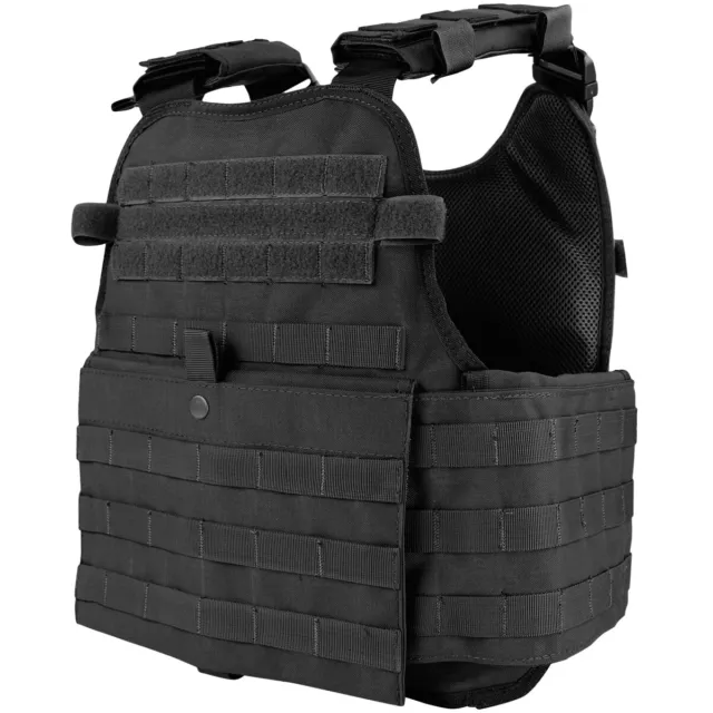 Condor Tactical Military Operator Plate Carrier Vest Molle System Airsoft Black