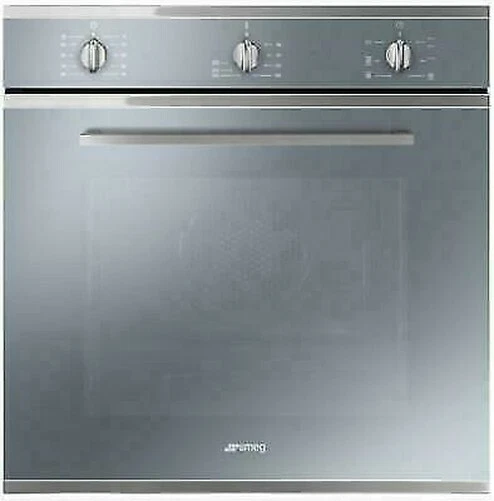 SMEG SF64M3VS Four Électrique 60 CM Argent Verre 6 Fonctions 70 L Classe A
