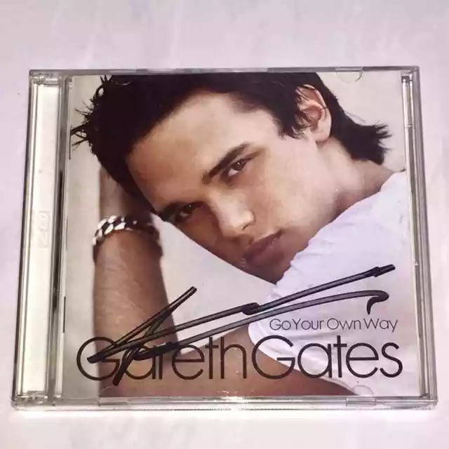 Gareth Gates 2003 Go Your Own Way Signed Autographed Taiwan Edition CD+VCD