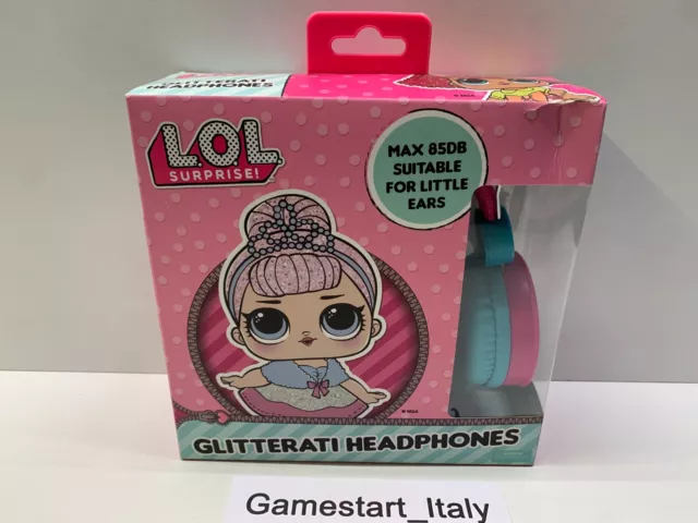 Lol Surprise Glitterati Headphones - Cuffie Per Bambini - 3.5Mm Jack Compatible