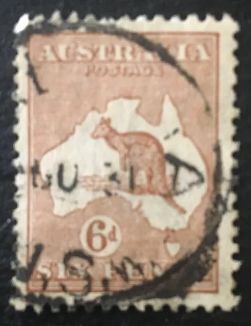 1929-30 - Australia - Kangaroos Roos - Watermark 7 - Perf 12
