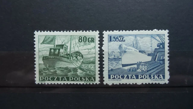 Polen 1953 / Kat. Fischer Nr. 669 - 670  Komplet / Postfrisch / MNH (**)