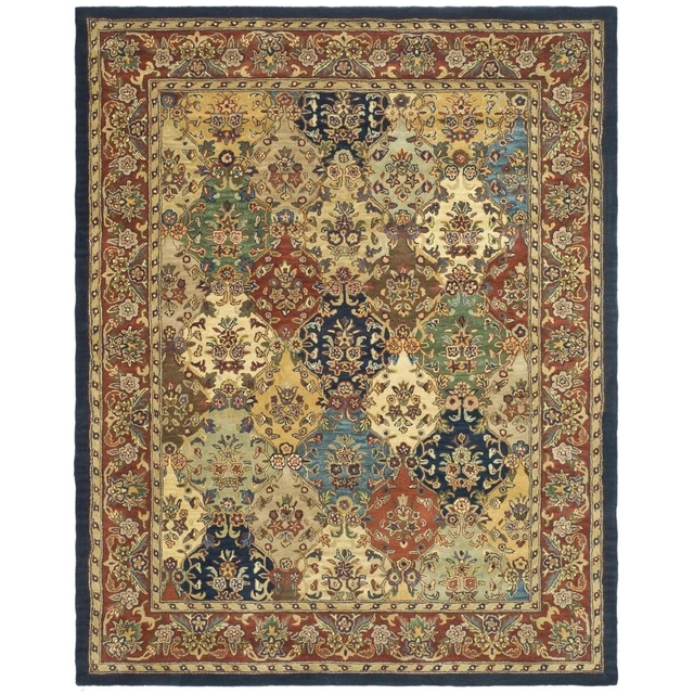 Safavieh Heritage Hg911a Handmade Multi / Burgundy Rug
