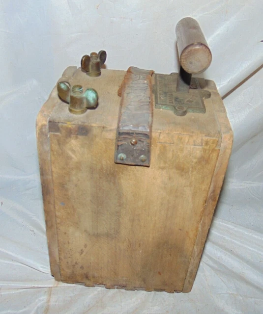 Early Antique  Blasting Machine Dynamite Detonator  (U.S. Owned Dominion Co)