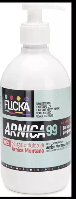 ARNICA 99 per cavalli gel 500 ML FLICKA BIOEQUIPE nuova confezione Pump