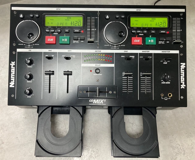 NUMARK CD MIX Dual Twin Cd Player With Built In Mixer Cd Cdj Decks