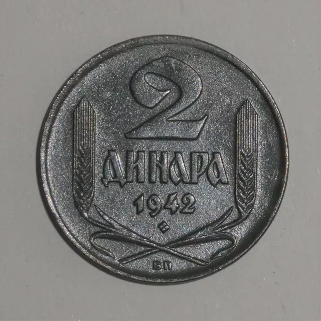 2 Dinara 1942  Serbien